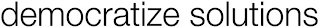 DEMOCRATIZE SOLUTIONS logo