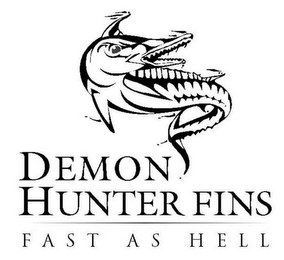 DEMON HUNTER FINS FAST AS HELL logo