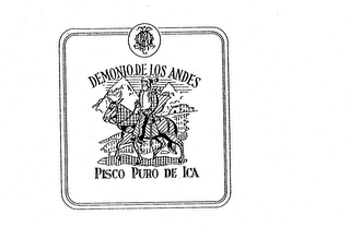 DEMONIO DE LOS ANDES PISCO PURO DE ICA logo