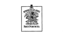 DEMONIO DE LOS ANDES PISCO PURO DE ICA M P O logo