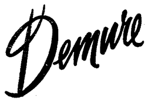 DEMURE logo