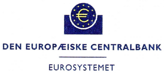€ DEN EUROPÆISKE CENTERALBANK EUROSYSTEMET logo