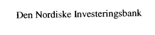 DEN NORDISKE INVESTERINGSBANK logo