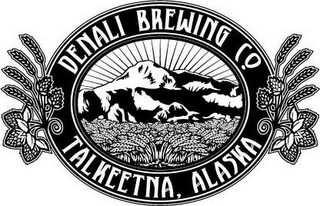 DENALI BREWING CO. TALKEETNA, ALASKA logo