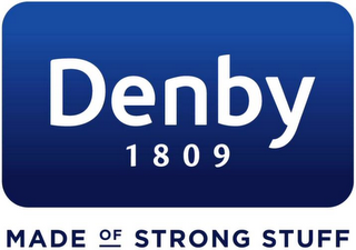 DENBY 1809 MADE OF STRONG STUFF logo