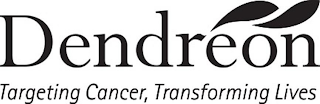 DENDREON TARGETING CANCER, TRANSFORMING LIVES logo