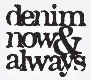 DENIM NOW & ALWAYS logo