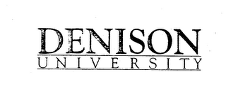 DENISON UNIVERSITY logo