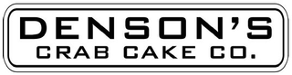 DENSON'S CRAB CAKE CO. logo