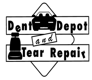 DENT DEPOT AND TEAR REPAIR logo