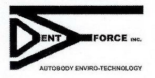 DENT FORCE INC. AUTOBODY ENVIRO-TECHNOLOGY logo