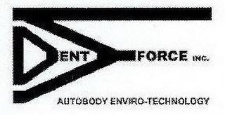 DENT FORCE INC. AUTOBODY ENVIRO-TECHNOLOGY logo