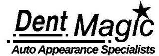 DENT MAGIC AUTO APPEARANCE SPECIALISTS logo