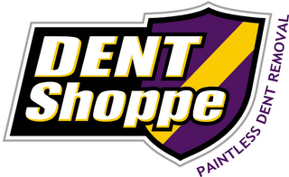 DENT SHOPPE PAINTLESS DENT REMOVAL logo