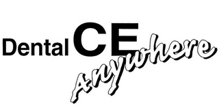 DENTAL CE ANYWHERE logo