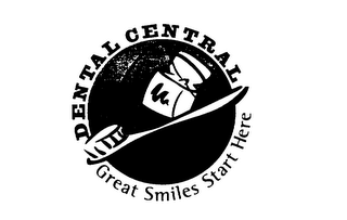 DENTAL CENTRAL GREAT SMILES START HERE logo