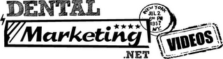 DENTAL MARKETING.NET VIDEOS NEW YORK JUL 2 600 PM 1957 NY. logo