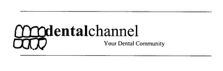 DENTALCHANNEL YOUR DENTAL COMMUNITY logo