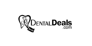 $ DENTALDEALS .COM $AVE logo