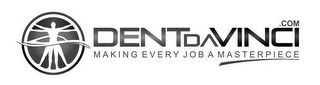 DENTDAVINCI .COM MAKING EVERY JOB A MASTERPIECE logo