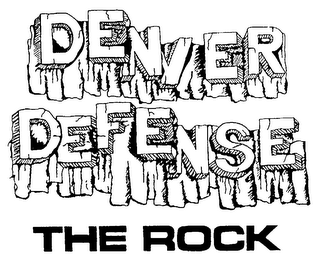 DENVER DEFENSE THE ROCK logo
