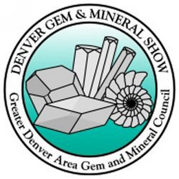 DENVER GEM & MINERAL SHOW GREATER DENVER AREA GEM & MINERAL COUNCIL logo