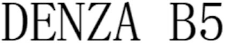 DENZA B5 logo