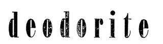 DEODORITE logo