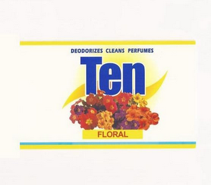 DEODORIZES CLEANS PERFUMES TEN FLORAL logo