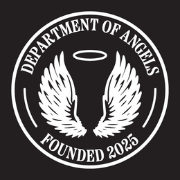 DEPARTMENT OF ANGELS FOUNDED 2025 logo