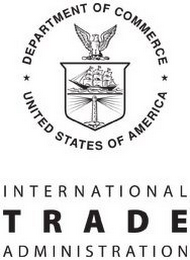 DEPARTMENT OF COMMERCE UNITED STATES OF AMERICA INTERNATIONAL TRADE ADMINISTRATION logo