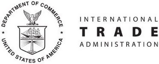 DEPARTMENT OF COMMERCE UNITED STATES OFAMERICA INTERNATIONAL TRADE ADMINISTRATION logo