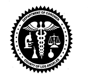 DEPARTMENT OF CORONER COUNTY OF LOS ANGELES logo