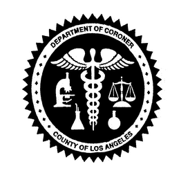 DEPARTMENT OF CORONER COUNTY OF LOS ANGELES logo
