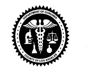 DEPARTMENT OF CORONER COUNTY OF LOS ANGELES logo