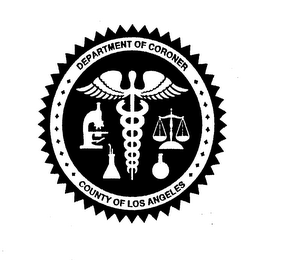 DEPARTMENT OF CORONER COUNTY OF LOS ANGELES logo