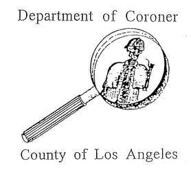 DEPARTMENT OF CORONER COUNTY OF LOS ANGELES logo