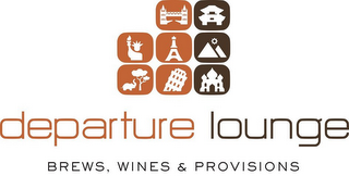 DEPARTURE LOUNGE BREWS, WINES & PROVISIONS logo