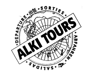 DEPARTURE SORTIES ALKI TOURS ABFAHREN SALIDAS logo