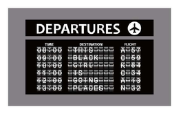 DEPARTURES TIME 08:00 09:00 10:00 11:00 12:00 13:00 DESTINATION THIS BLACK GIRL IS GOING PLACES FLIGHT A 57 C 59 K 84 C 34 A 13 N 32 logo