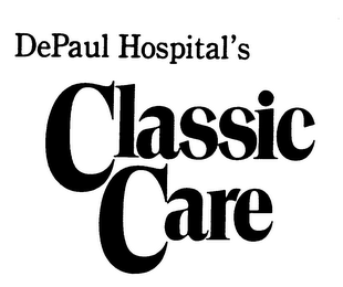 DEPAUL HOSPITAL'S CLASSIC CARE logo