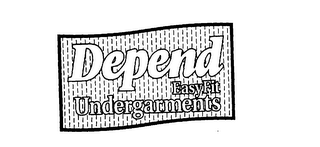 DEPEND EASYFIT UNDERGARMENTS logo