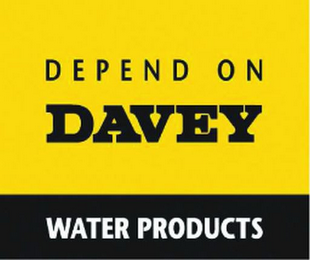 DEPEND ON DAVEY WATER PRODUCTS logo