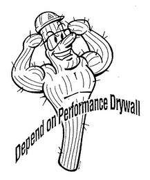 DEPEND ON PERFORMANCE DRYWALL logo