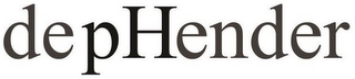 DEPHENDER logo
