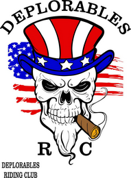 DEPLORABLES RIDING CLUB logo