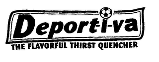 DEPORT-I-VA THE FLAVORFUL THIRST QUENCHER logo
