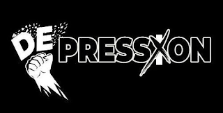 DEPRESSION PRESS ON logo