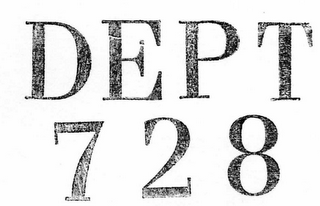 DEPT 728 logo