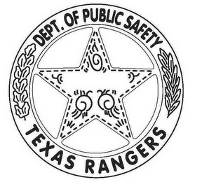 DEPT. OF PUBLIC SAFETY TEXAS RANGERS logo